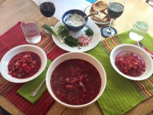 borscht lunch